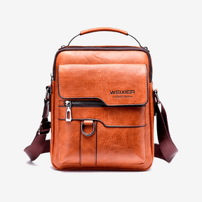 Bolsa De Couro Legítimo Masculina Crossbody "Bolsa De Couro Legítimo Masculina Crossbody"