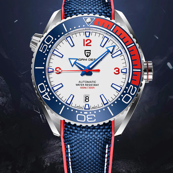 Relógio Masculino Pagani Design Clermont Blue Red